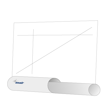 CAD-Pläne auf Rolle