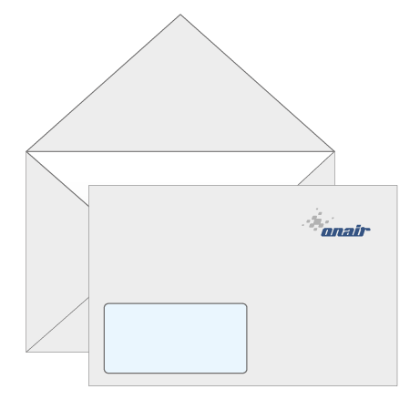 Briefumschläge mit Fenster